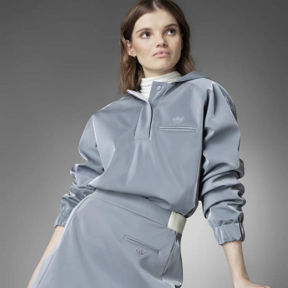 Adidas Originals Blue Version High Shine Skirt - Picture 3 of 5